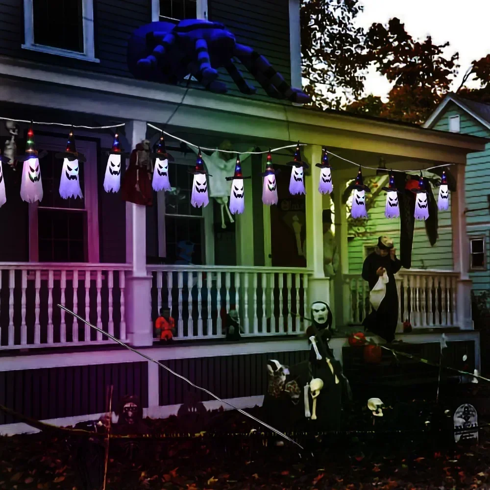 Halloween Decoration Outdoor Party Decoration Indoor Ghost Decoration Ghost Lights Courtyard Party Garden thumbnail 6