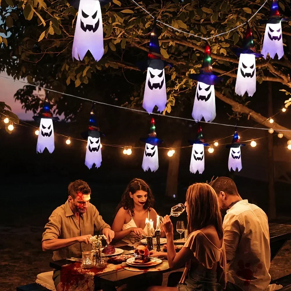 Halloween Decoration Outdoor Party Decoration Indoor Ghost Decoration Ghost Lights Courtyard Party Garden thumbnail 3