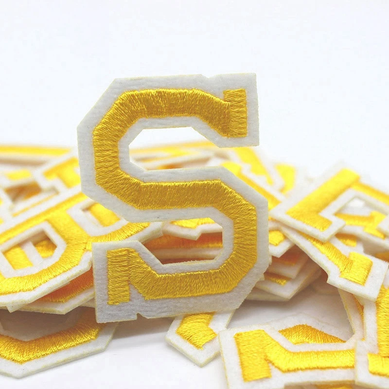 26Pcs/Set 5cm Alphabet English Letter Embroidered Patches Fabric Applique Iron On for DIY Crafts Name Sticker Sewing Supplies thumbnail 5