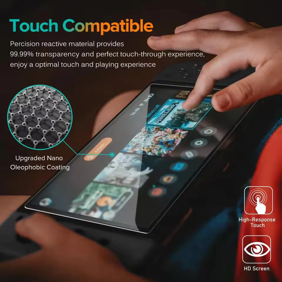 1-3Pcs Easy Installation Screen Protector for Switch 2 Game Console Protect HD Tempered Glass for Switch Oled Films thumbnail 6