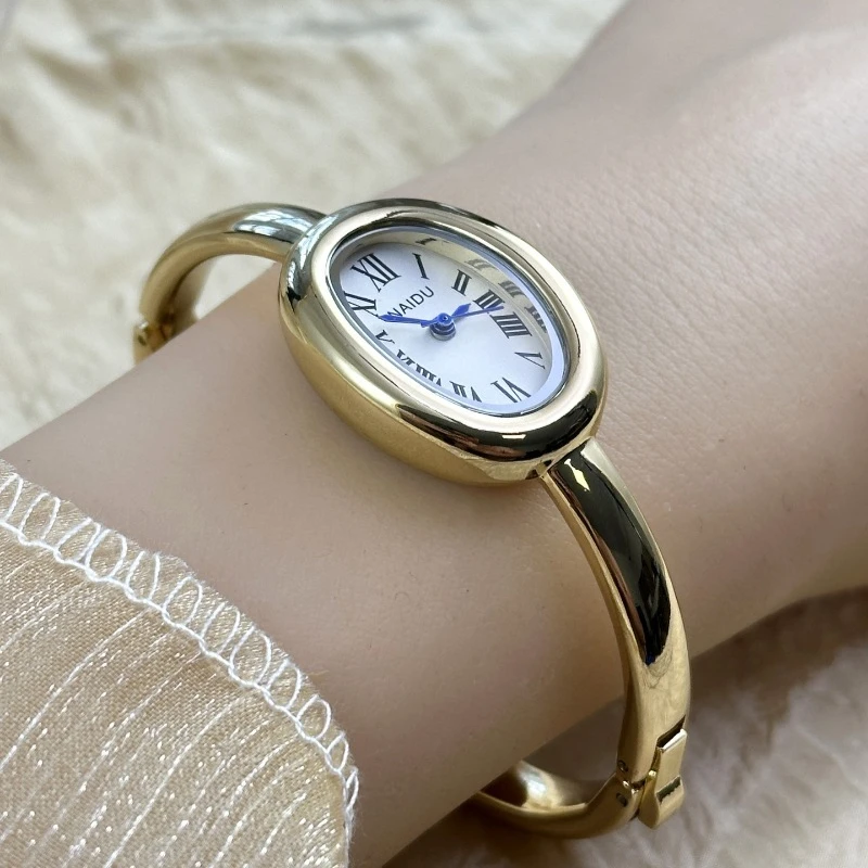 Famous Brand Bracelet Watch Stainless Steel Strap Gold Watch Fashion Small Dial Ladies Girl Gift Wristwatches Relojes Para Mujer thumbnail 2