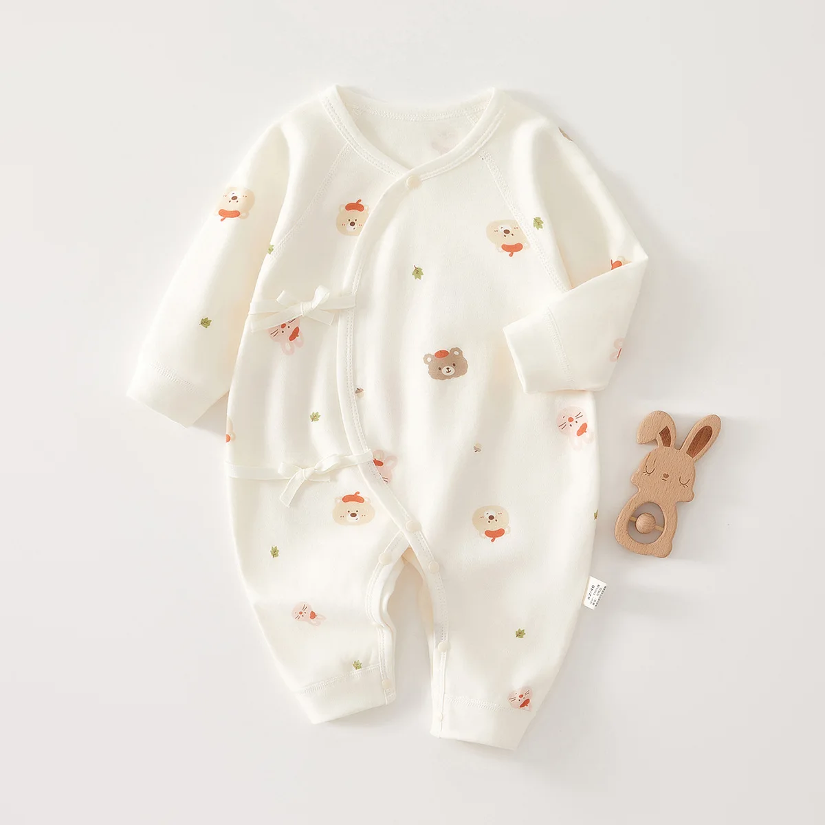 AYNIGIELL High-Quality Newborn Baby Jumpsuit Four Season Cute Children's Jumpsuit 0-6M Cute Baby Girl Male Baby Clothing thumbnail 3