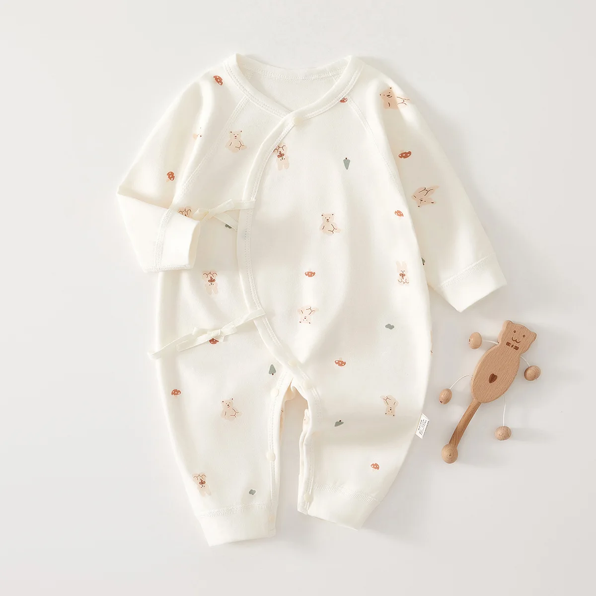 AYNIGIELL High-Quality Newborn Baby Jumpsuit Four Season Cute Children's Jumpsuit 0-6M Cute Baby Girl Male Baby Clothing thumbnail 6