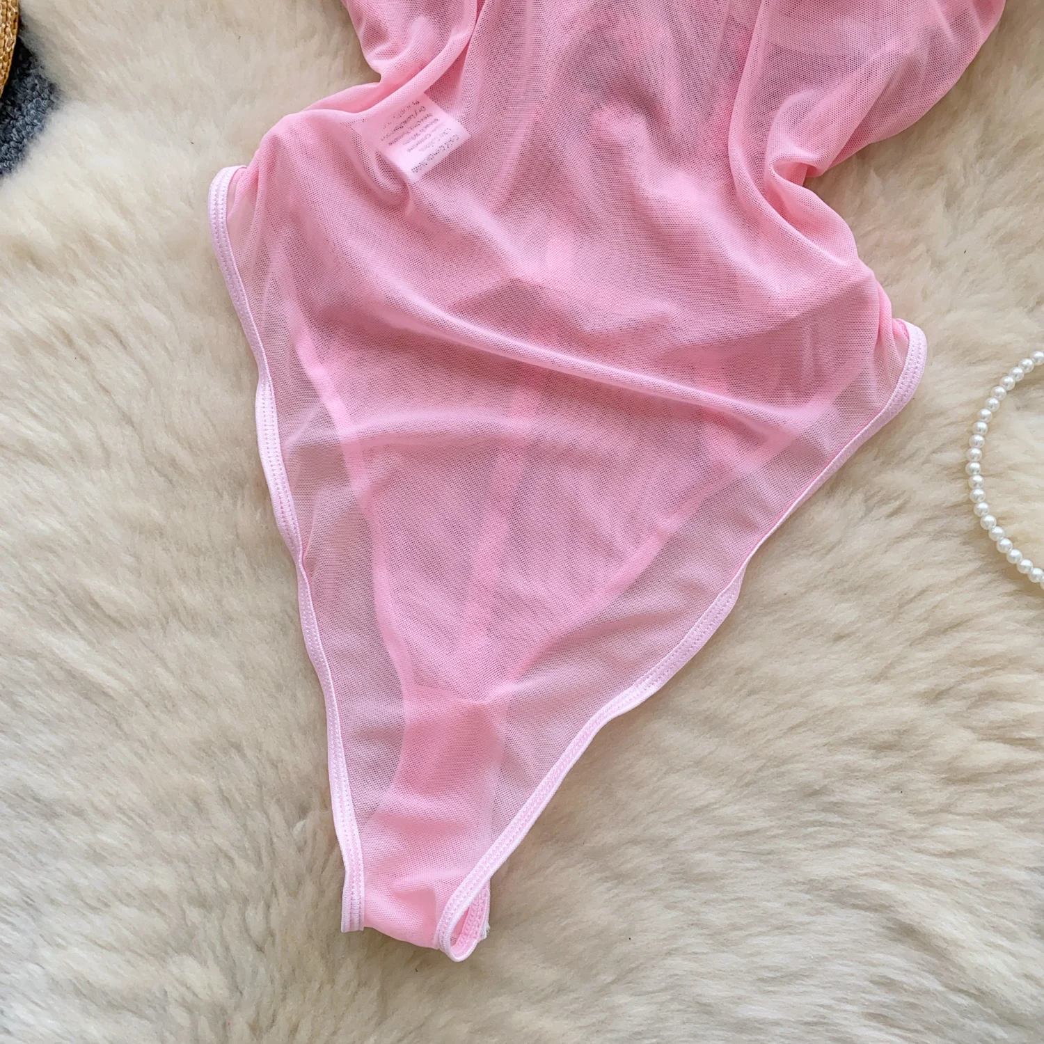 Sexy Embroidered mesh Corset  bodysuits Chic Korean Camis Tank Top Basic Fashion Off Shoulder Summer Women Clothing thumbnail 4
