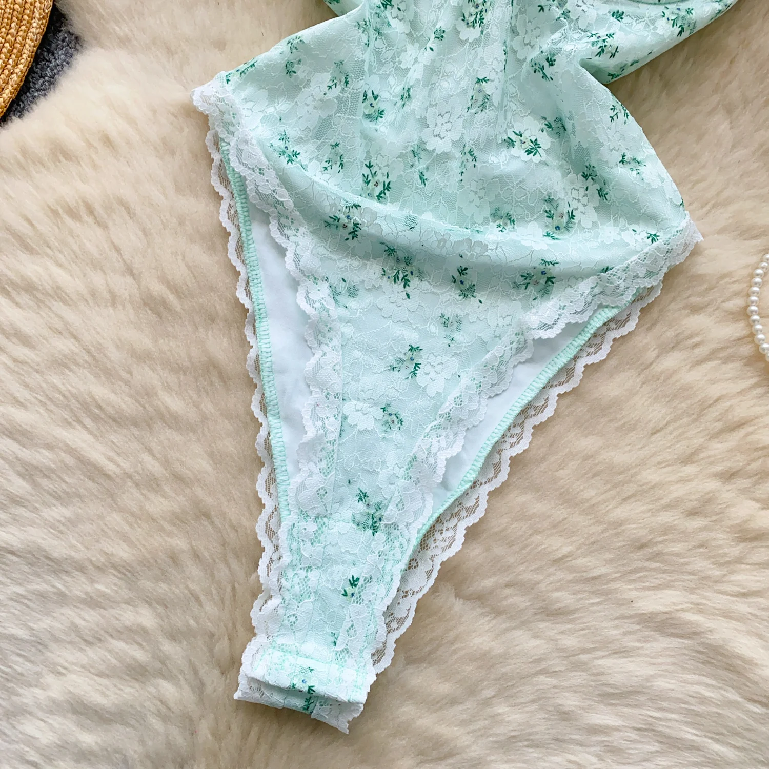 Sexy lace print Corset  bodysuits Chic Korean Camis Tank Top Basic Fashion Off Shoulder Summer Women Clothing thumbnail 4