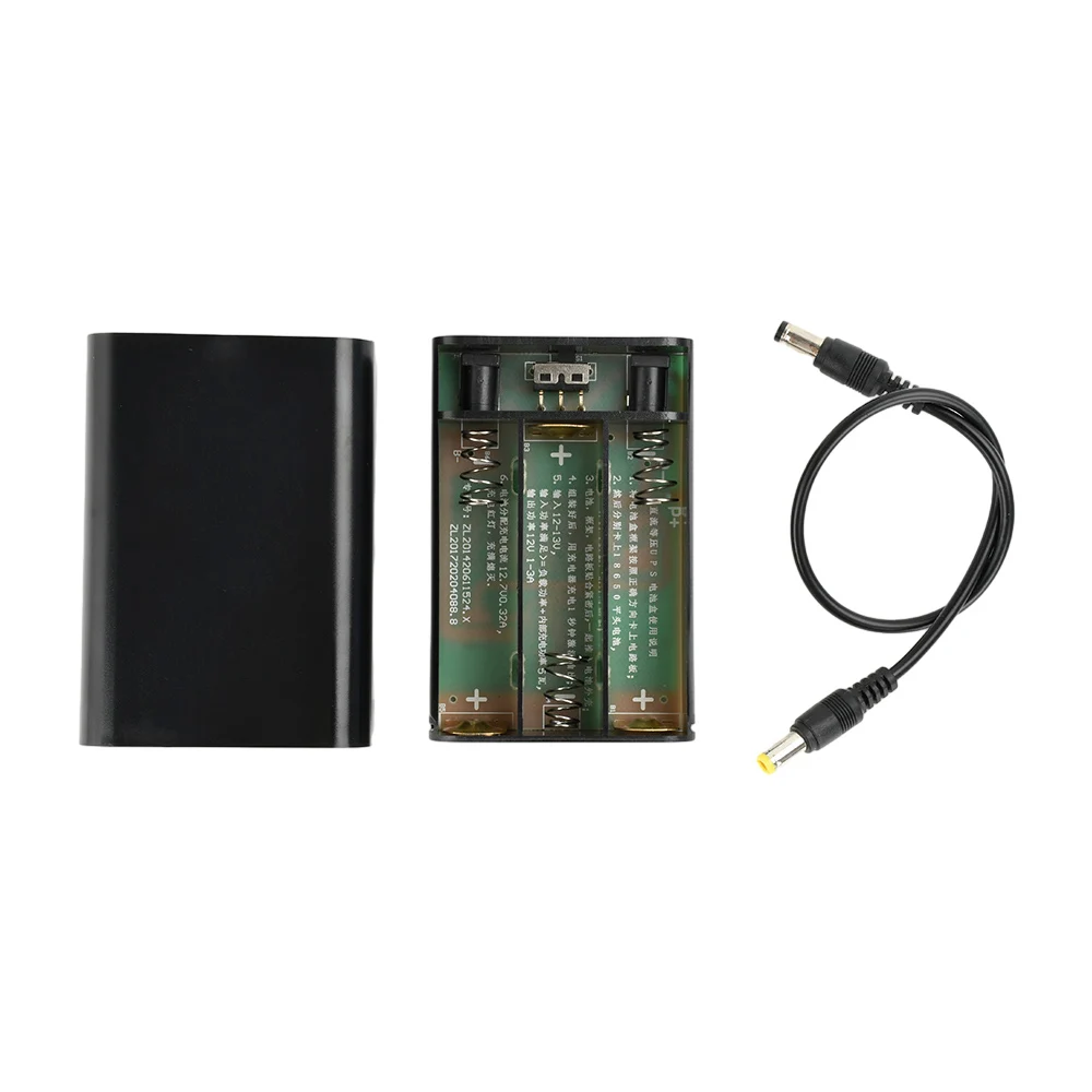 【Without Battery】 DC 12 3x 18650 Lithium Battery Solderless UPS DIY Power Bank Box for Router Cellphone Tablet Modem CCTV Camera thumbnail 2