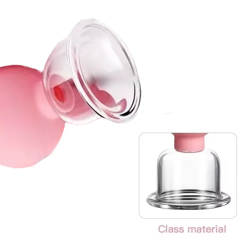 Rubber Cupping Set Face Massager Vacuum Face Skin Lifting Facial Cups Anti Cellulite Cup Anti-Wrinkle Cupping Glass Therapy Tool thumbnail 2