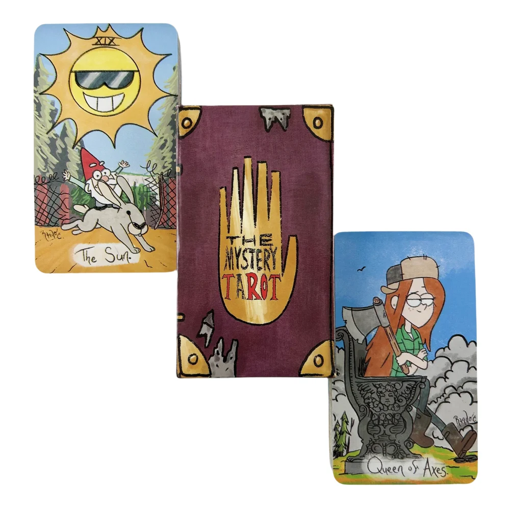 The Mystery Tarot Cards A 78 Deck Gravity Falls Inspired 78 Card Deck English Version Board Game Cards thumbnail 3