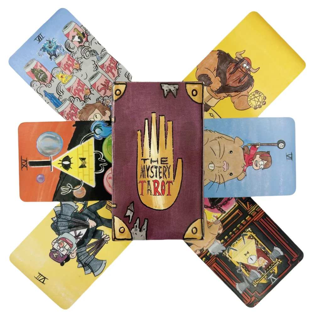 The Mystery Tarot Cards A 78 Deck Gravity Falls Inspired 78 Card Deck English Version Board Game Cards thumbnail 4