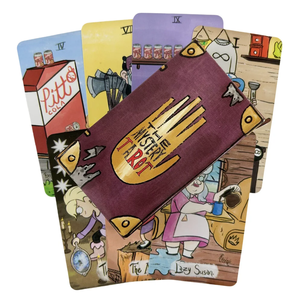 The Mystery Tarot Cards A 78 Deck Gravity Falls Inspired 78 Card Deck English Version Board Game Cards thumbnail 6