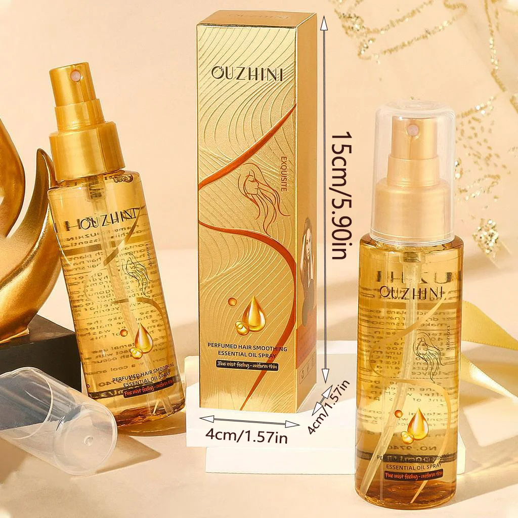 Deep nourishing hair care essential oil spray can increase luster and improve hair repair and damage fragrance thumbnail 6
