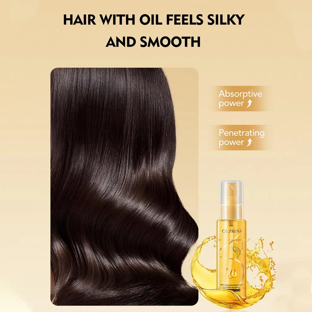 Deep nourishing hair care essential oil spray can increase luster and improve hair repair and damage fragrance thumbnail 2