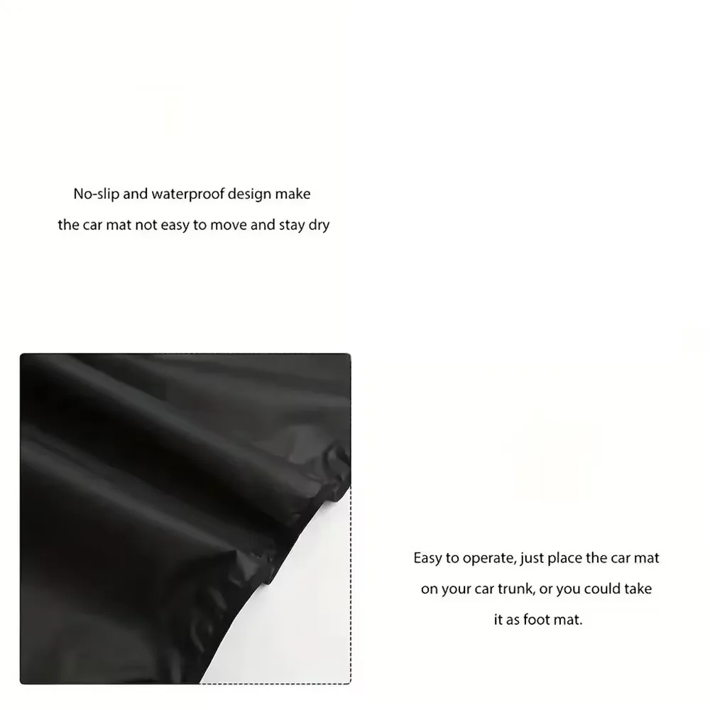 Universal Waterproof Polyester Fiber Cargo Mat Portable Dustproof Luggage Liner Pet Mat for Car SUV Trunk Protection thumbnail 5