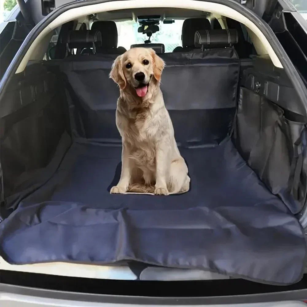 Universal Waterproof Polyester Fiber Cargo Mat Portable Dustproof Luggage Liner Pet Mat for Car SUV Trunk Protection thumbnail 6