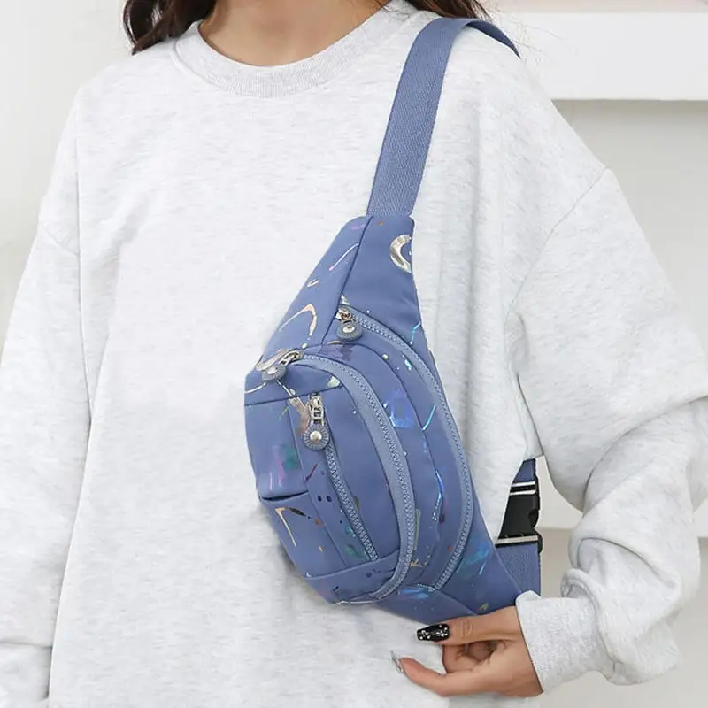 Men Women Waist Fashion Multifunctional Fanny Pack For Unisex Bag Belt Bum Hip Belly Shoulder Crossbody Cross Body Side Handbag thumbnail 5