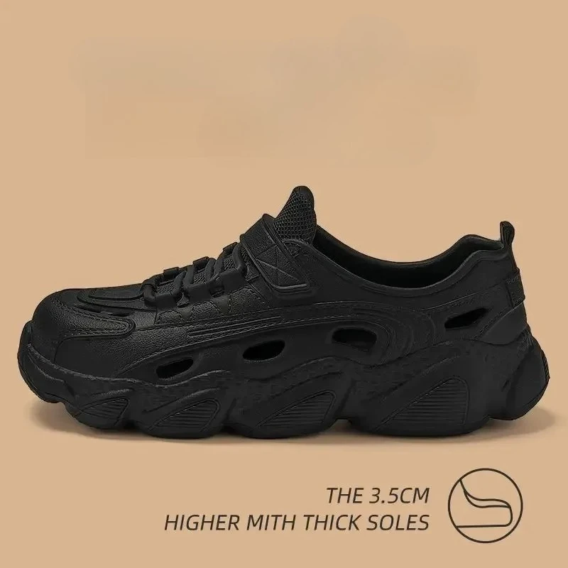 Men's Trendy Eva Sandals Summer Man Outdoor Wear Thick Bottom Non-slip Breathable Cool Shoes Beach Shoes Men Fishing Waterproof thumbnail 3