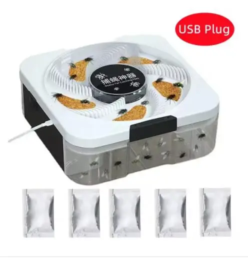 Electric Pest Killer USB Insect Pest Catcher Pest Reject Control Repeller Fly Trap Automatic Flycatcher Indoor Outdoors thumbnail 3