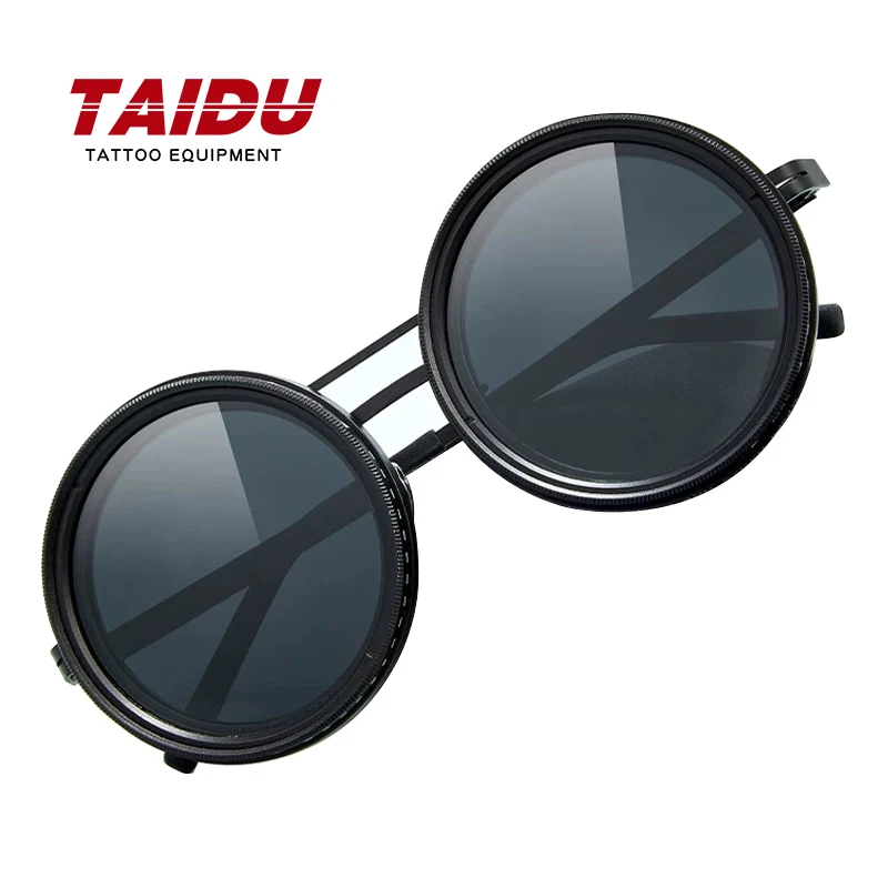 TAIDU Tattoo Polarized Sunglasses High Definition Reflective free Glasses Adjustable Lens Eye Protection Glasses Equipment