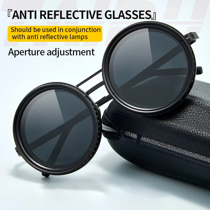 TAIDU Tattoo Polarized Sunglasses High Definition Reflective free Glasses Adjustable Lens Eye Protection Glasses Equipment thumbnail 2