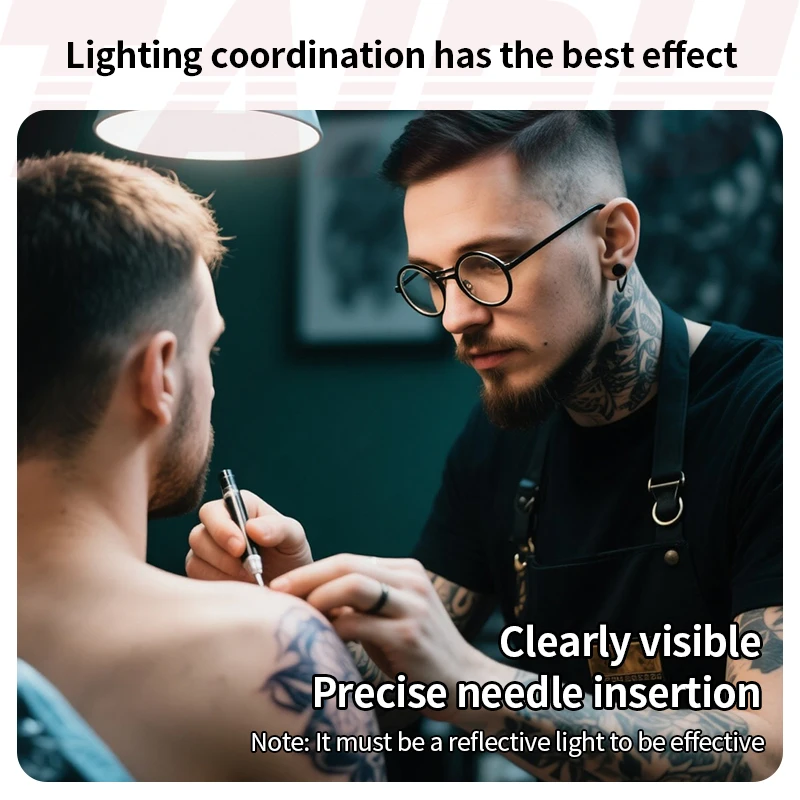 TAIDU Tattoo Polarized Sunglasses High Definition Reflective free Glasses Adjustable Lens Eye Protection Glasses Equipment thumbnail 4