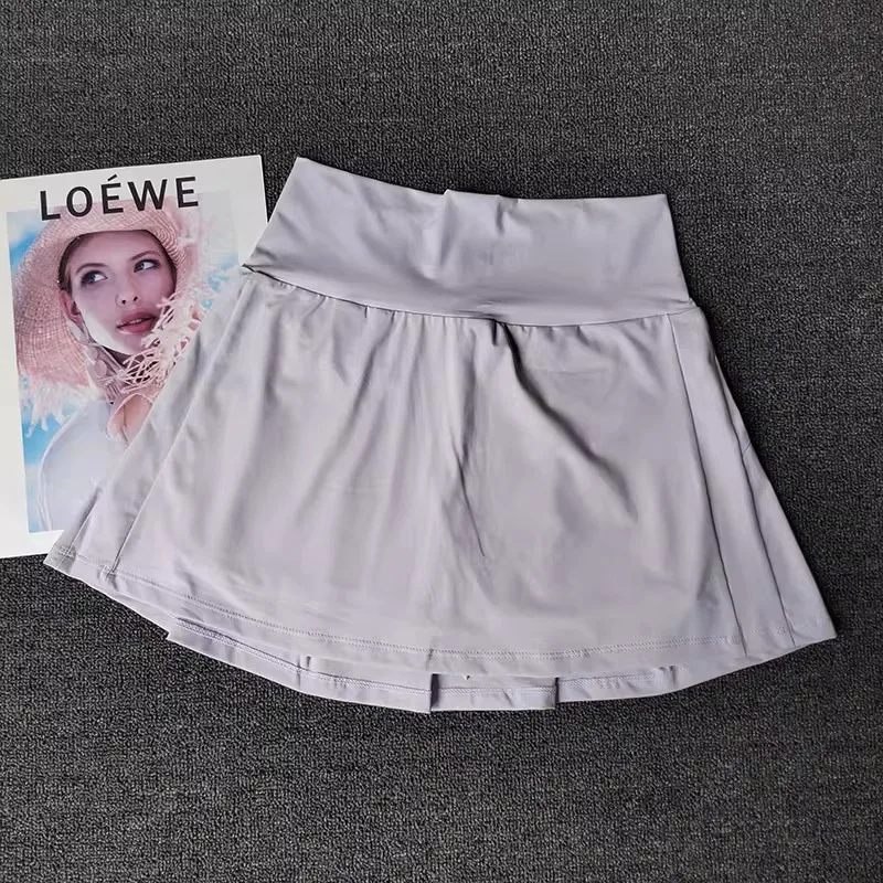 Women Tennis Skirt High Waist Shorts in Skirt Sports Skirt Gym Shorts Fitness Yoga Skirt Running Sport Skirts Golf Wear Skirt thumbnail 4
