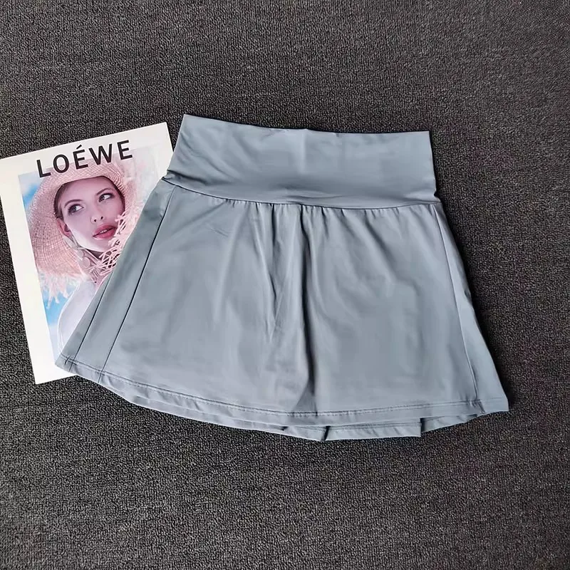 Women Tennis Skirt High Waist Shorts in Skirt Sports Skirt Gym Shorts Fitness Yoga Skirt Running Sport Skirts Golf Wear Skirt thumbnail 2