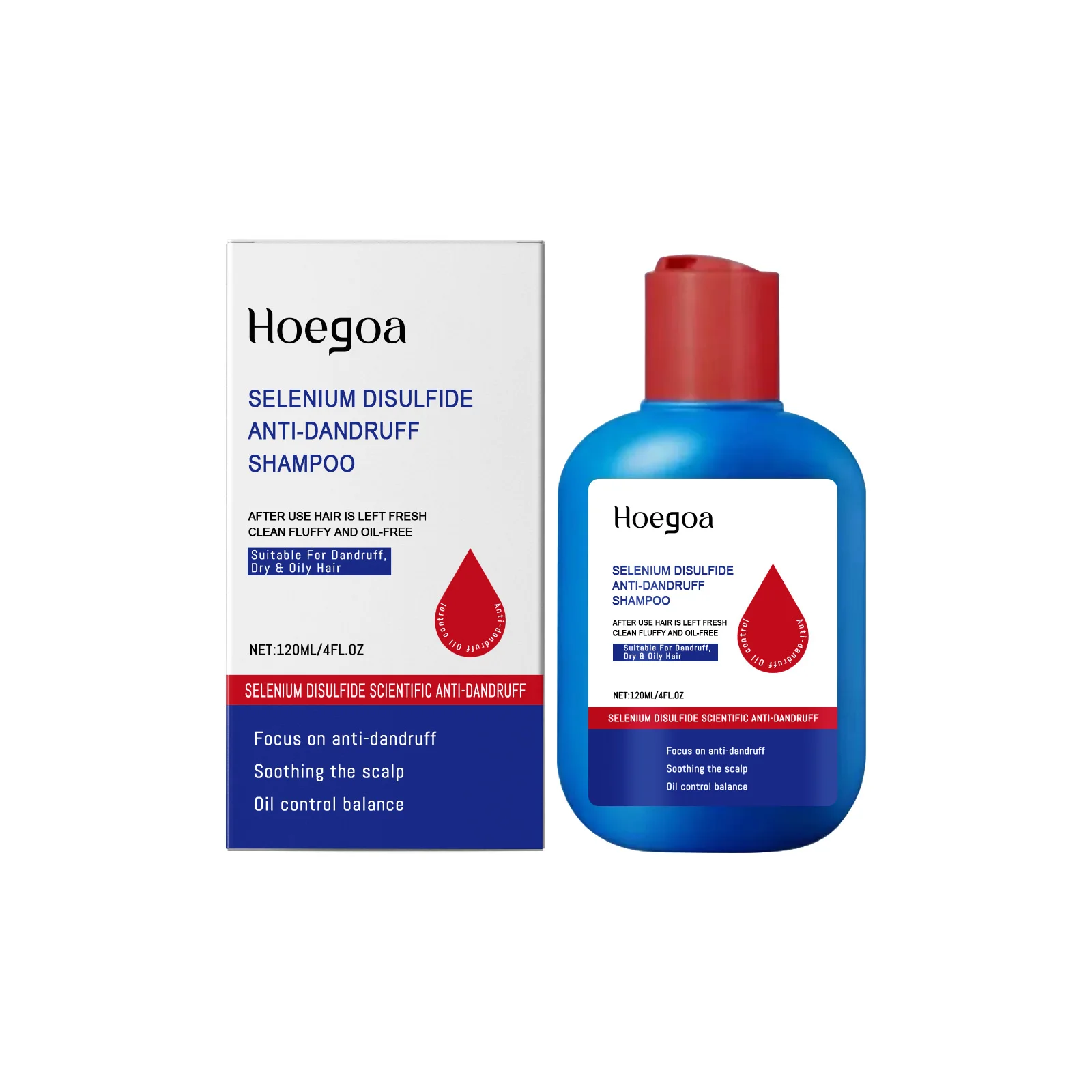 Selenium Disulfide Anti Dandruff Shampoo Deep Cleaning Soothe Itchy Scalp Reduce Oil Secretion Moisturizing Smooth Hair Shampoo thumbnail 2