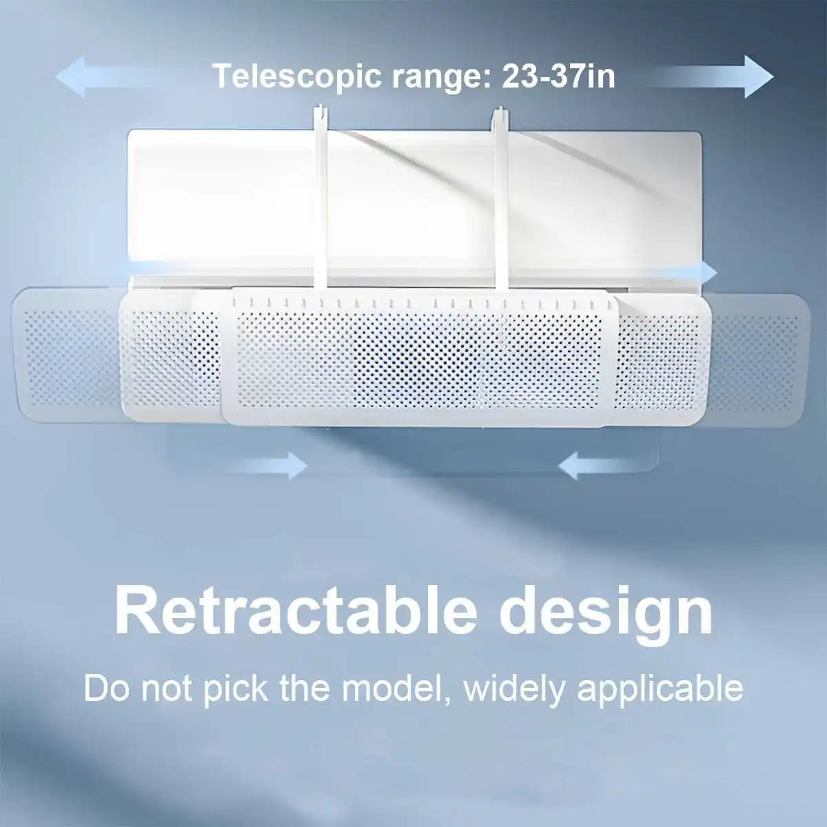 Anti-Direct Blowing Air Conditioning Wind Deflector Wall-Mounted Outlet Baffle Hanging Conditioning Guide Cover thumbnail 5