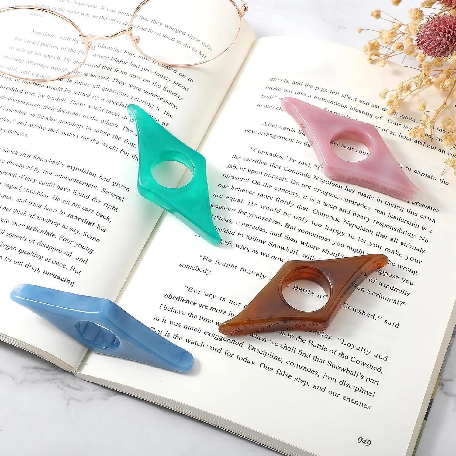 Reading Ring Book Accessory Books Marks Separator Books Accessories for Reading Books XSQ05 thumbnail 5