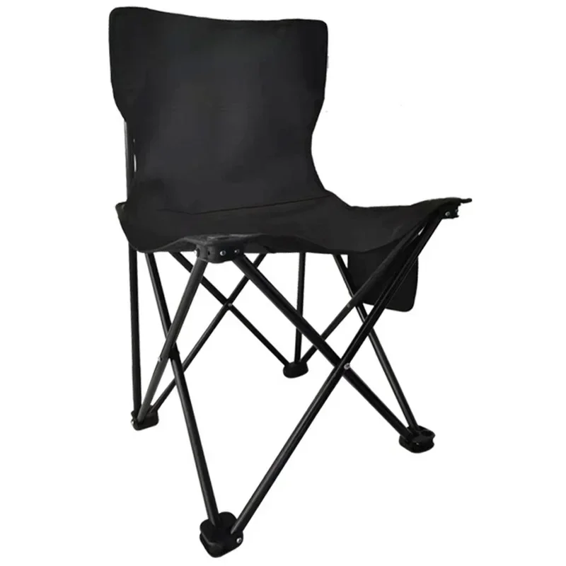 New Metal Folding Chair Outdoor Folding Chair Portable Picnic Moon Chair Camping Camping Gear thumbnail 3