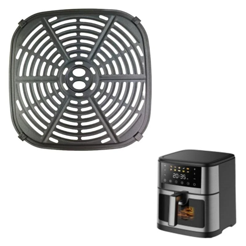 Air Fryers Pad Metal Air Fryers Plate Air Fryers Tray Grilling Plate Multifunctional Metal Cooking Tool for 6QT Air Fryers thumbnail 5