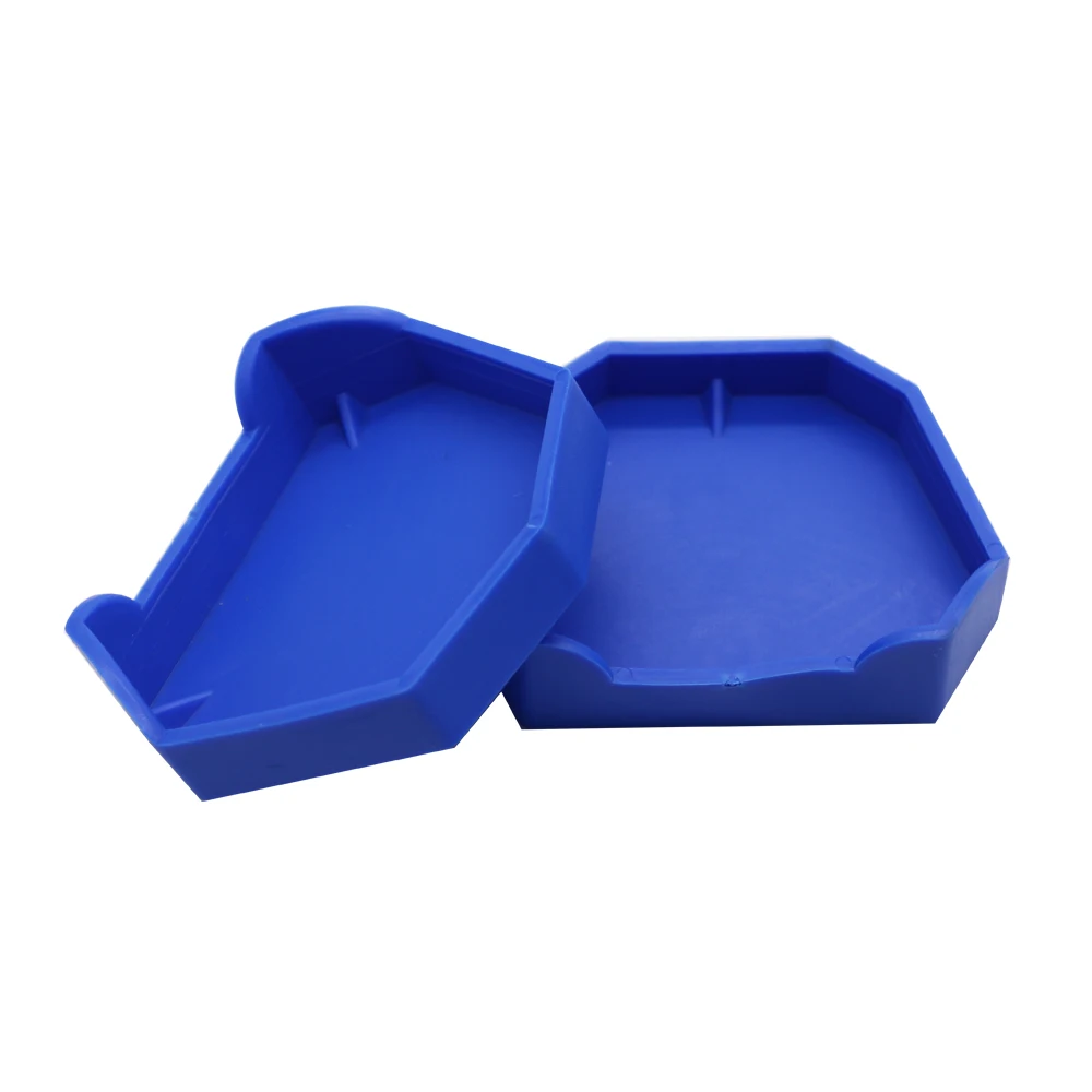 6pcs/set Dental Model Base Silicon Rubber Plaster Model Base Denture Tray Impression Dentistry Lab Former Base Dentist Tools thumbnail 5