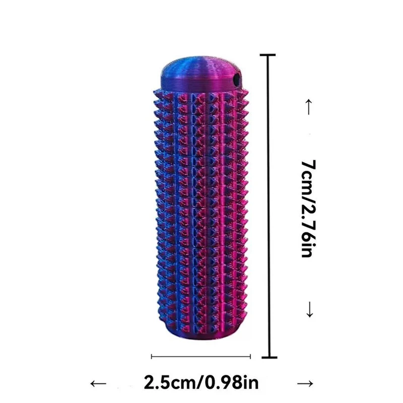 Tactile Sensory Keychain | BPA-Free Fidget Anxiety Relief Toy with Spiky Grip, Portable Office Desk Stress Relief Tool thumbnail 5