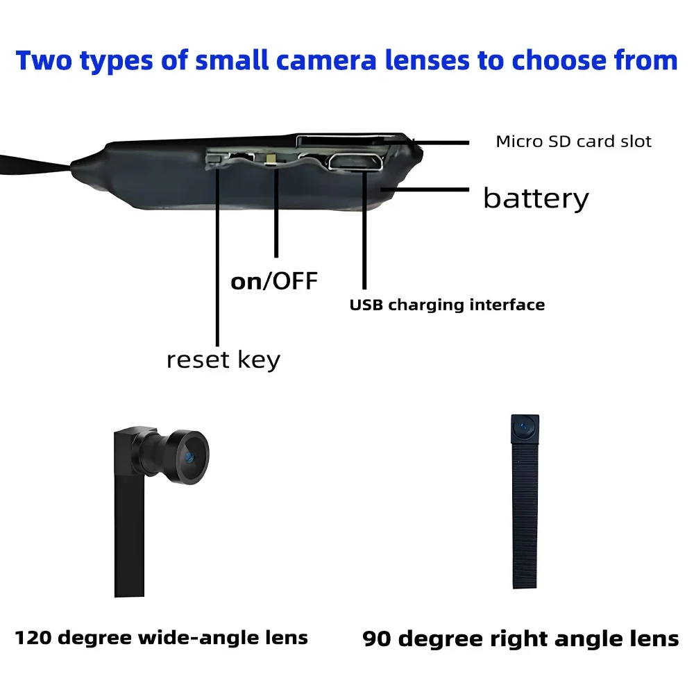 4KHD mini WiFi camera with remote viewing, mobile detection and other functions, home DIY nanny style wireless HD camera thumbnail 6