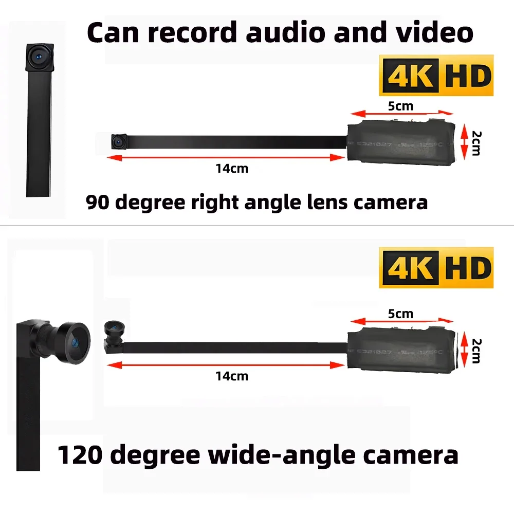 4KHD mini WiFi camera with remote viewing, mobile detection and other functions, home DIY nanny style wireless HD camera thumbnail 5