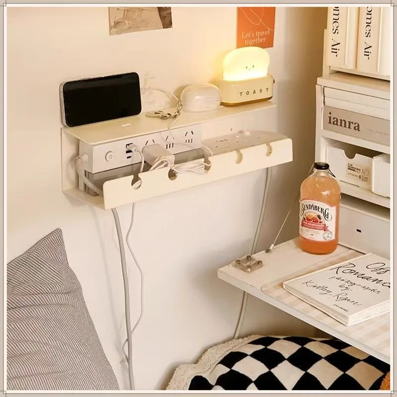 ISRTAO Under Desk Cable Management Cable Tray Under Desk With Clamp Power Strip Cord Holder No Drilling Sturdy Spacious Supplies thumbnail 4