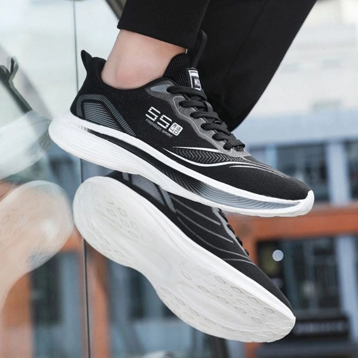 Running Shoes for Men Autumn Chunky Sneakers Basketball Shoes Hiking Walking Shoes Men  Sneakers Plus Size Luxury Brands thumbnail 2