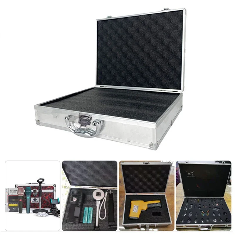 Toolbox Portable Tool Box Aluminum Instrument Case Equipment ToolBox Storage Box Suitcase Impact Resistant with Sponge thumbnail 3