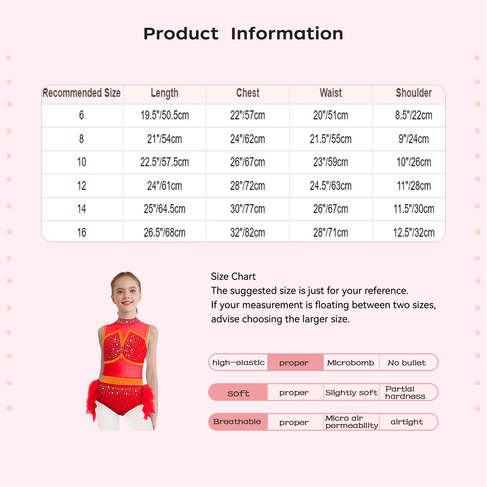 Kids Girls Jazz Latin Dance Leotard Figure Skating Gymnastics Performance Costume Sleeveless Shiny Rhinestones Feather Jumpsuit thumbnail 6