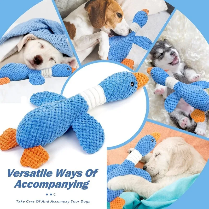 Cat Dog Toys for Aggressive Chewers Cats Dogs,Chew Squeak Toy Cats Dogs Interactive Plush Doll Pet Products thumbnail 6