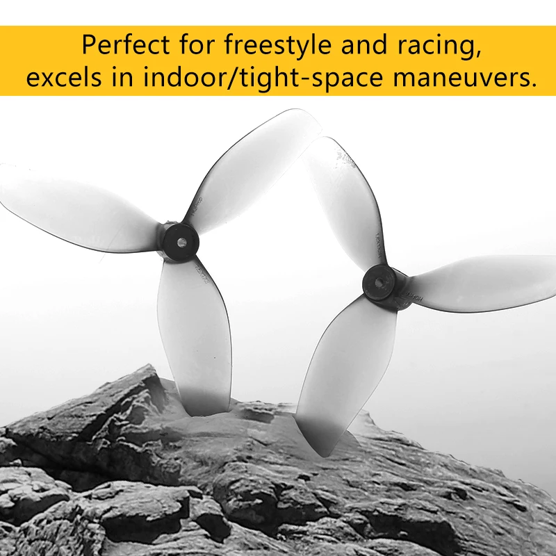 2/6/12Pairs HQProp 1.6X1X3 Propeller Ultralight Whoop Prop 40mm 1.6inch 1mm 3-Blade For RC FPV Freestyle Racing Drone Tiny Whoop thumbnail 6