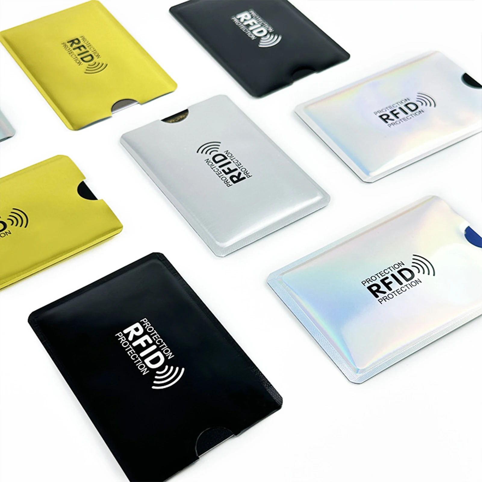 Portable RFID Blocking Sleeves Multi-color Credit Card Protector Protect Your Cards From Electronic Theft thumbnail 4