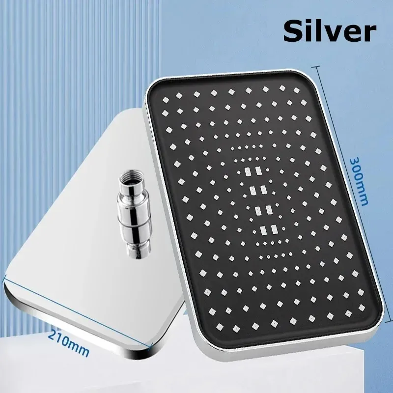 360 ° rotating water-saving shower head top spray pressurized shower head new 14 inch high-pressure shower head high flow thumbnail 6