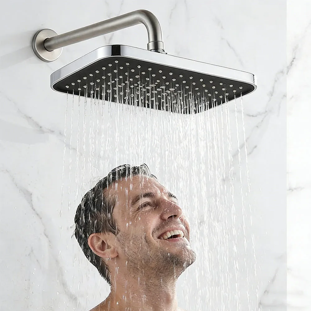 360 ° rotating water-saving shower head top spray pressurized shower head new 14 inch high-pressure shower head high flow