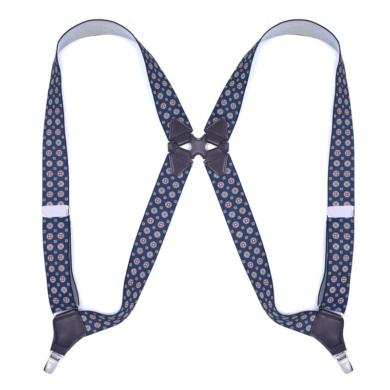 Men Suspenders 3.5cm Wide Elastic Belt Adjustable Braces X Back Shirt Clip Suspender Trouser Brace Straps Man Vintage Braces thumbnail 6