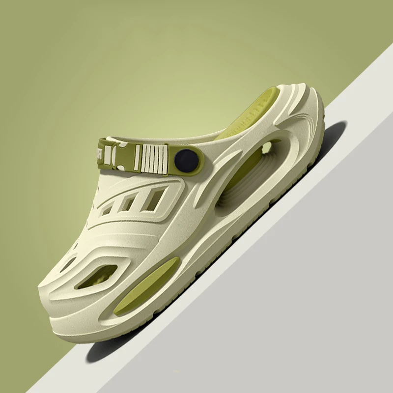 Smile Men's And Women's Cave Shoes Fashion Breathable Sandals With Removable Insoles Non-slip Cushioned Thickened Soft Slippers thumbnail 4