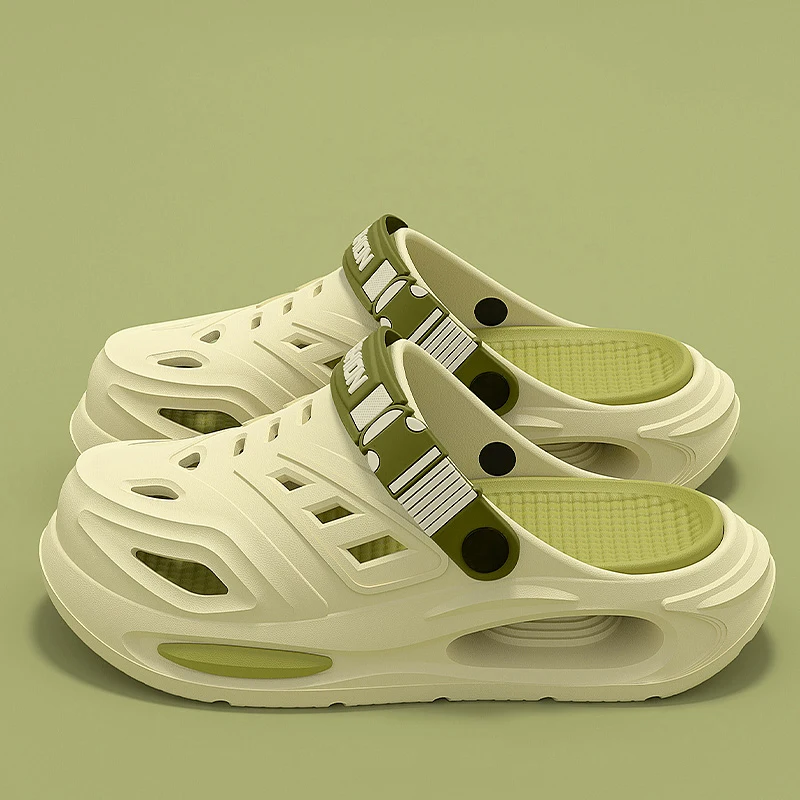 Smile Men's And Women's Cave Shoes Fashion Breathable Sandals With Removable Insoles Non-slip Cushioned Thickened Soft Slippers thumbnail 6