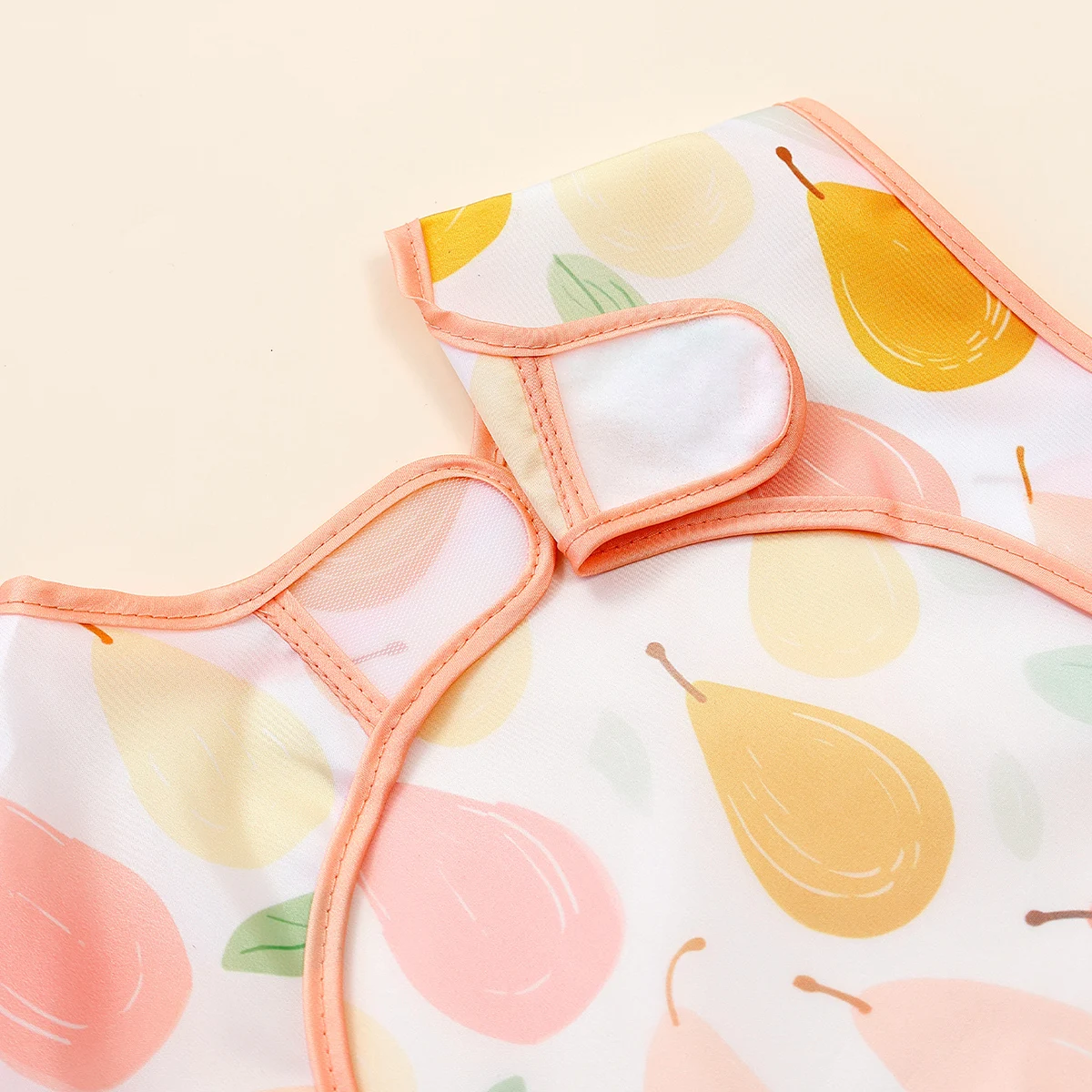 Kangobaby #My Soft Life# New Waterproof Baby Sleeveless Feeding Bib Fashion Full Body Cover thumbnail 5