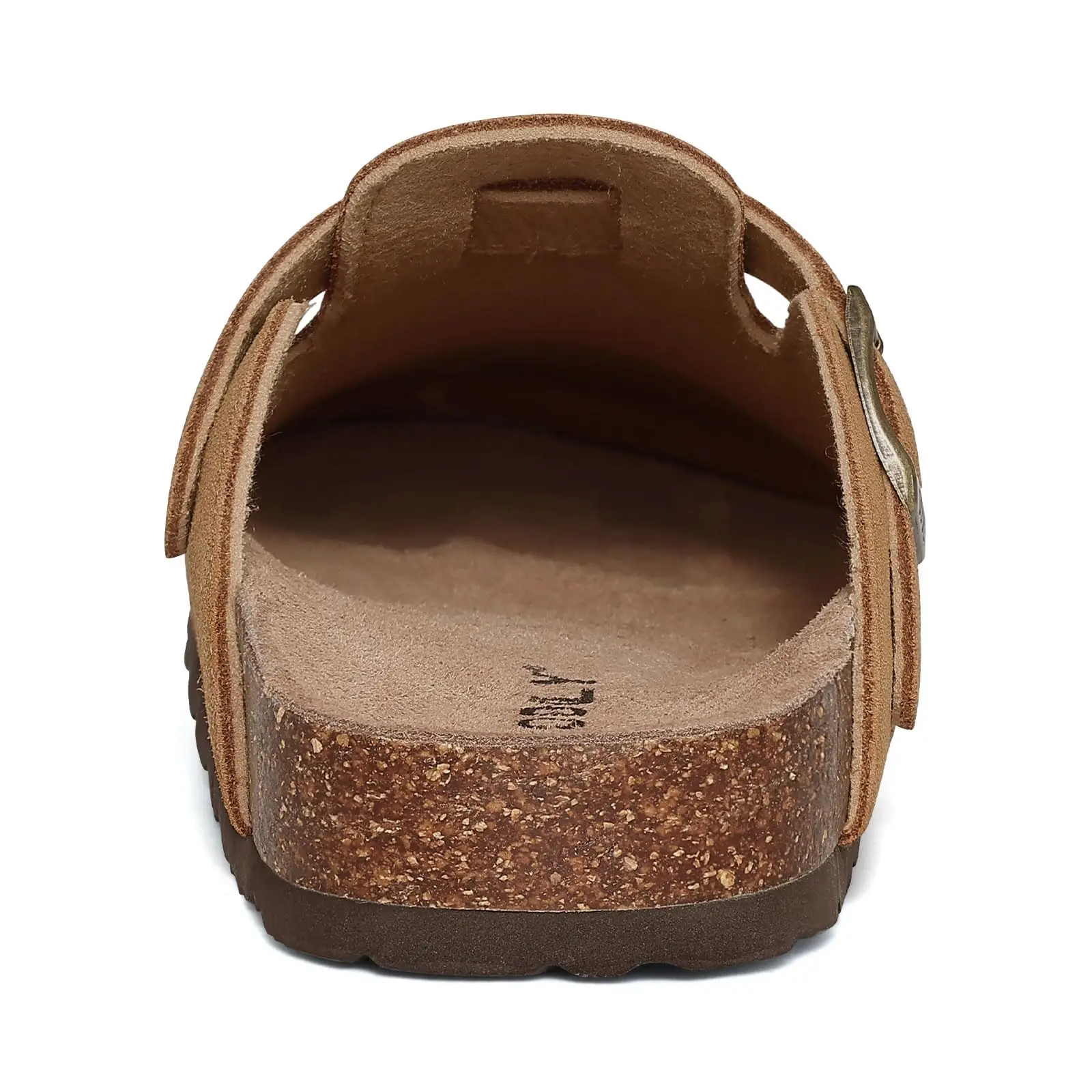Goosecret Genuine Cow Suede Clogs for Women Men Clogs Soft Cork Footbed Mules Leisure House Shoes with Arch Support Beach Slides thumbnail 4