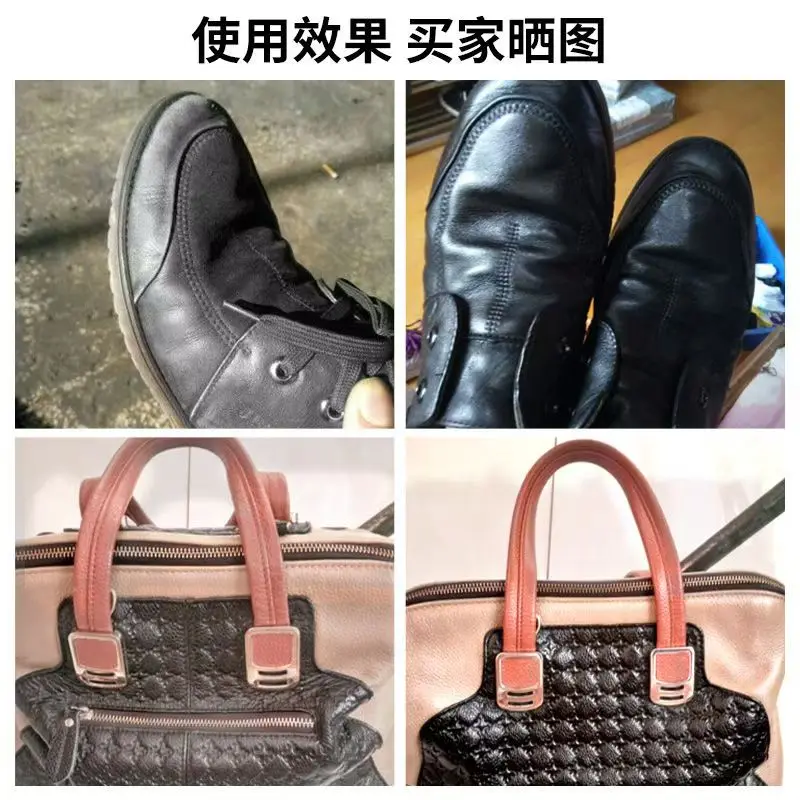 Leather shoe polish suit Brush Cleaning Kit Keep Shiny Clean Tools for Leather Shoes brush Care Kit Portable thumbnail 4